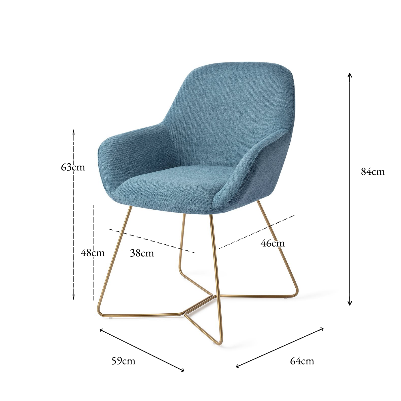 Kushi Dining Chair Ocean Eyes