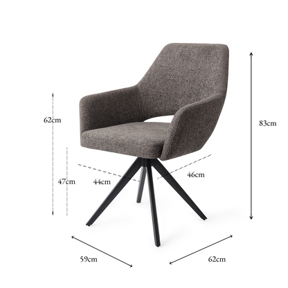 Yanai Dining Chair Amazing Grey