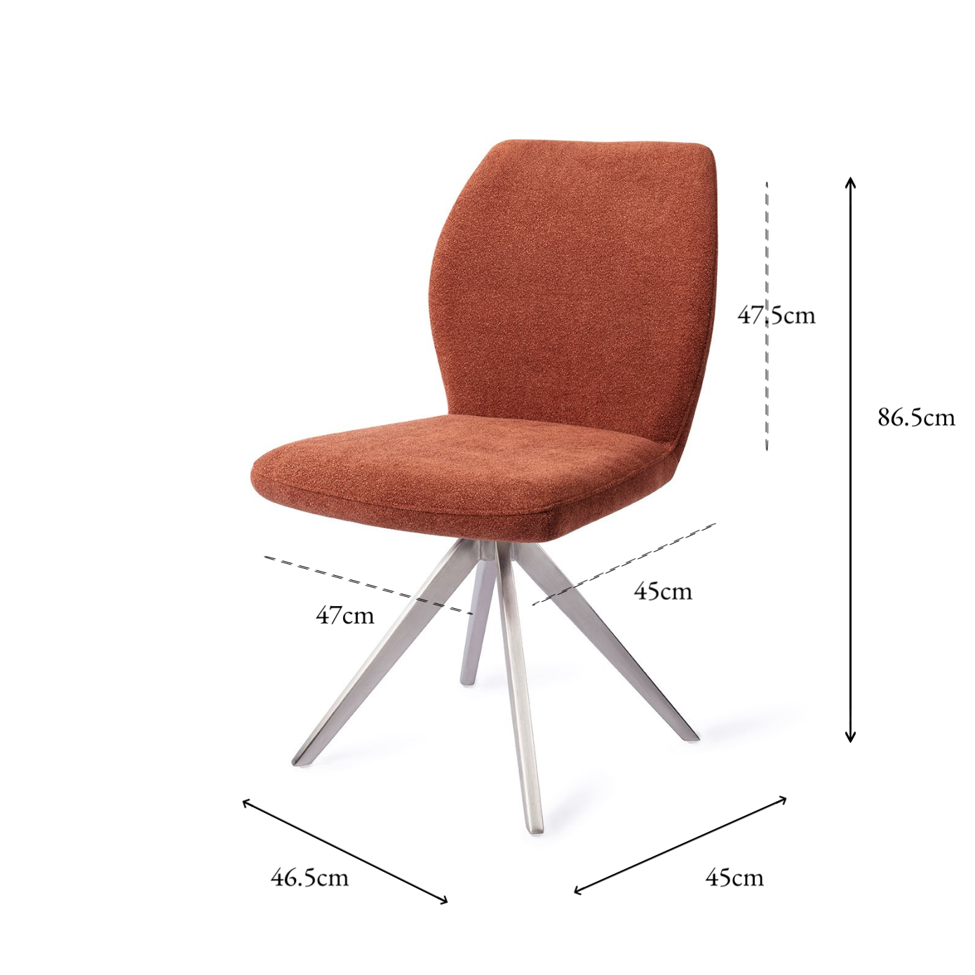 Ikata Dining Chair Cosy Copper