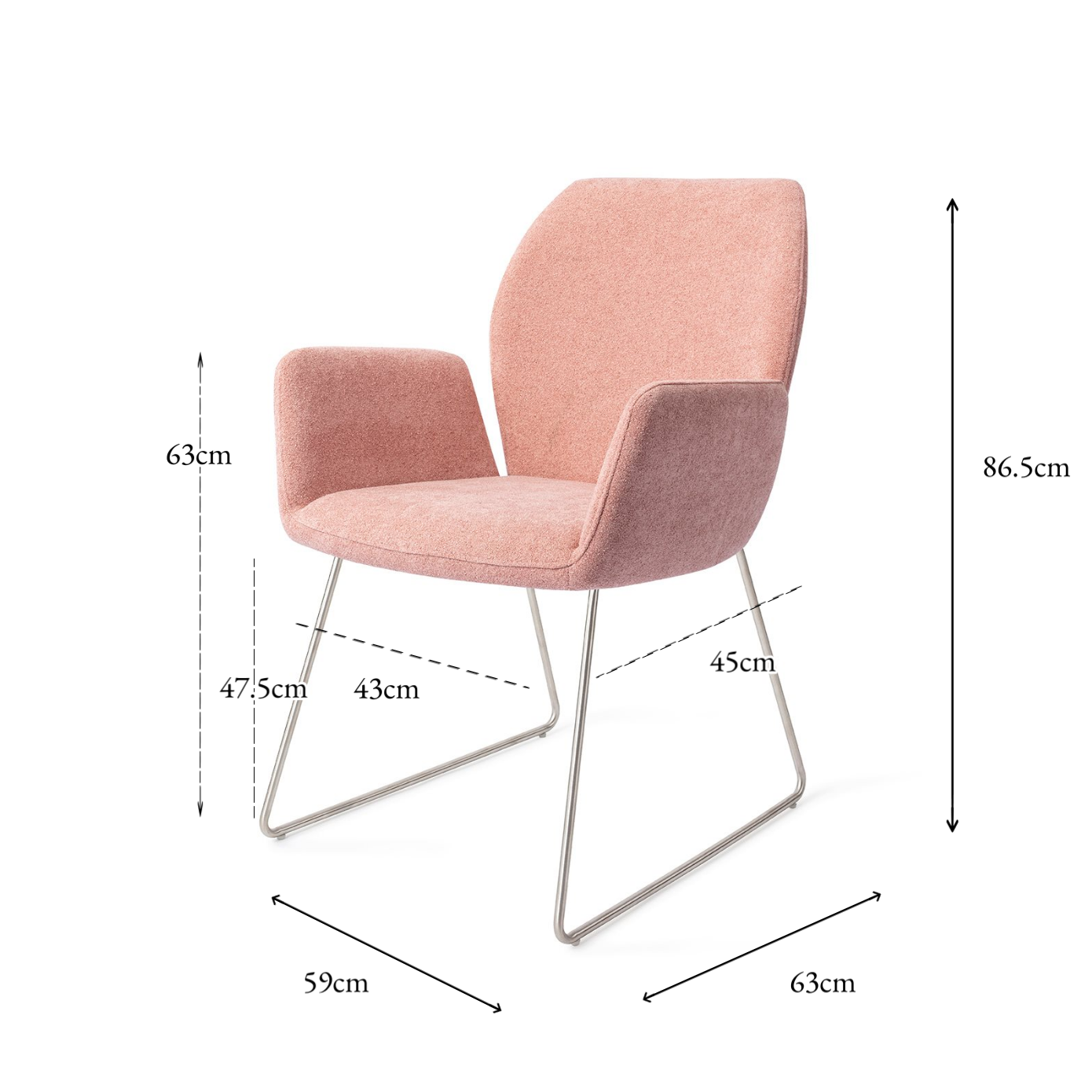 Misaki Dining Chair Anemone