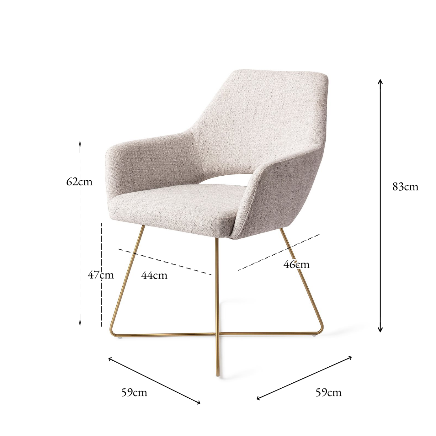 Yanai Dining Chair Pigeon