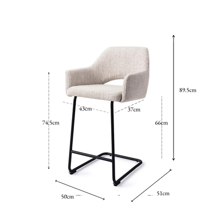 Yanai Bar Chair Pigeon