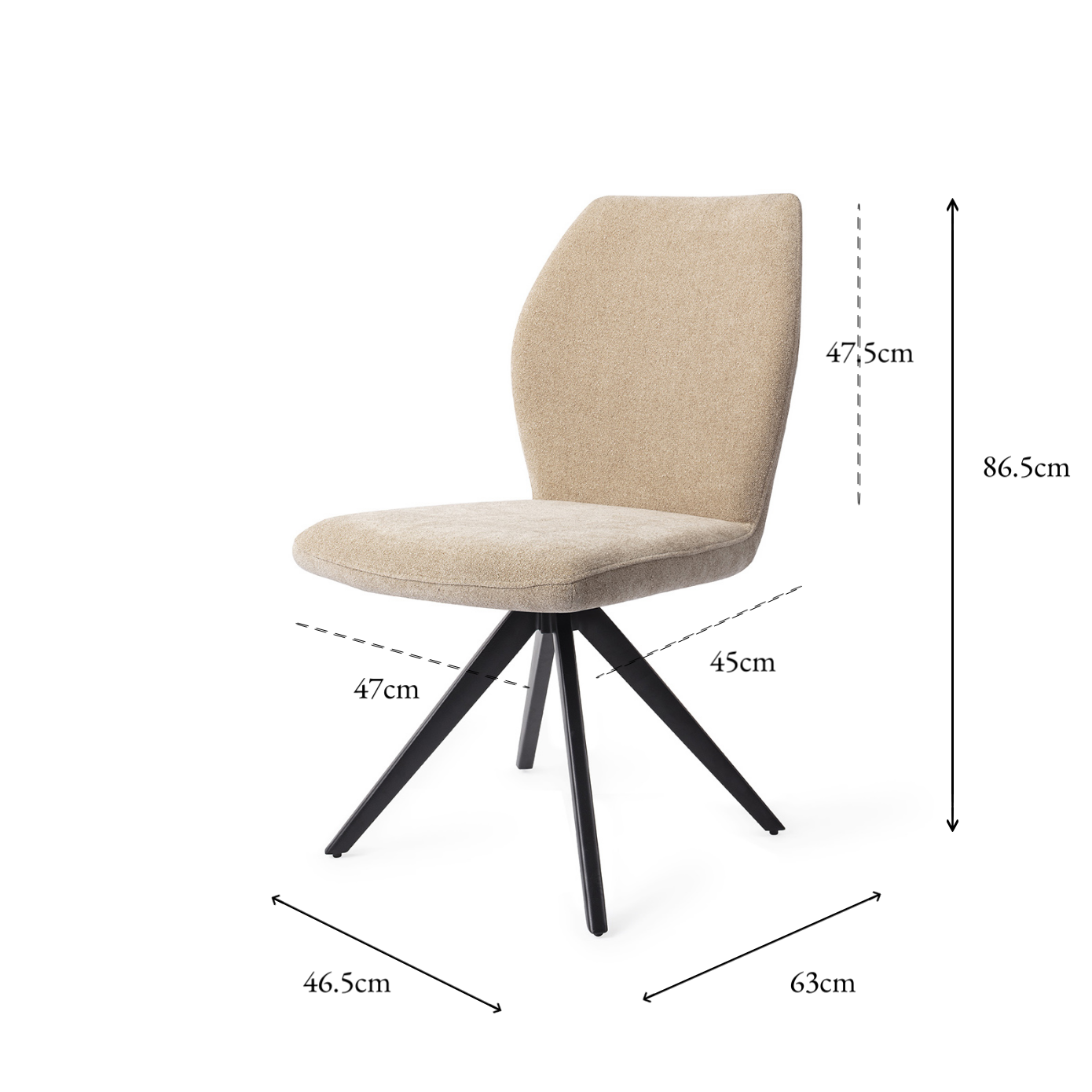 Ikata Dining Chair Funky Fudge