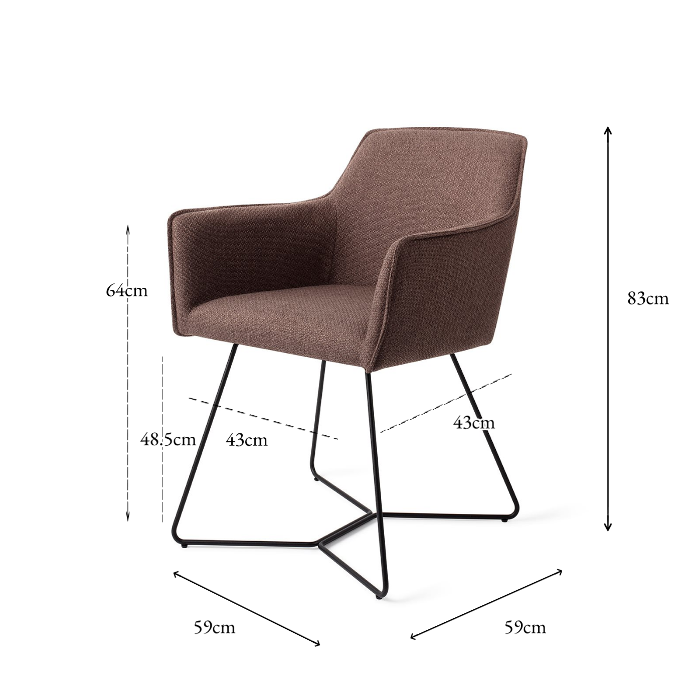 Hofu Dining Chair Potters Clay