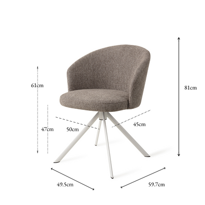 Niimi Dining Chair Saving Greige