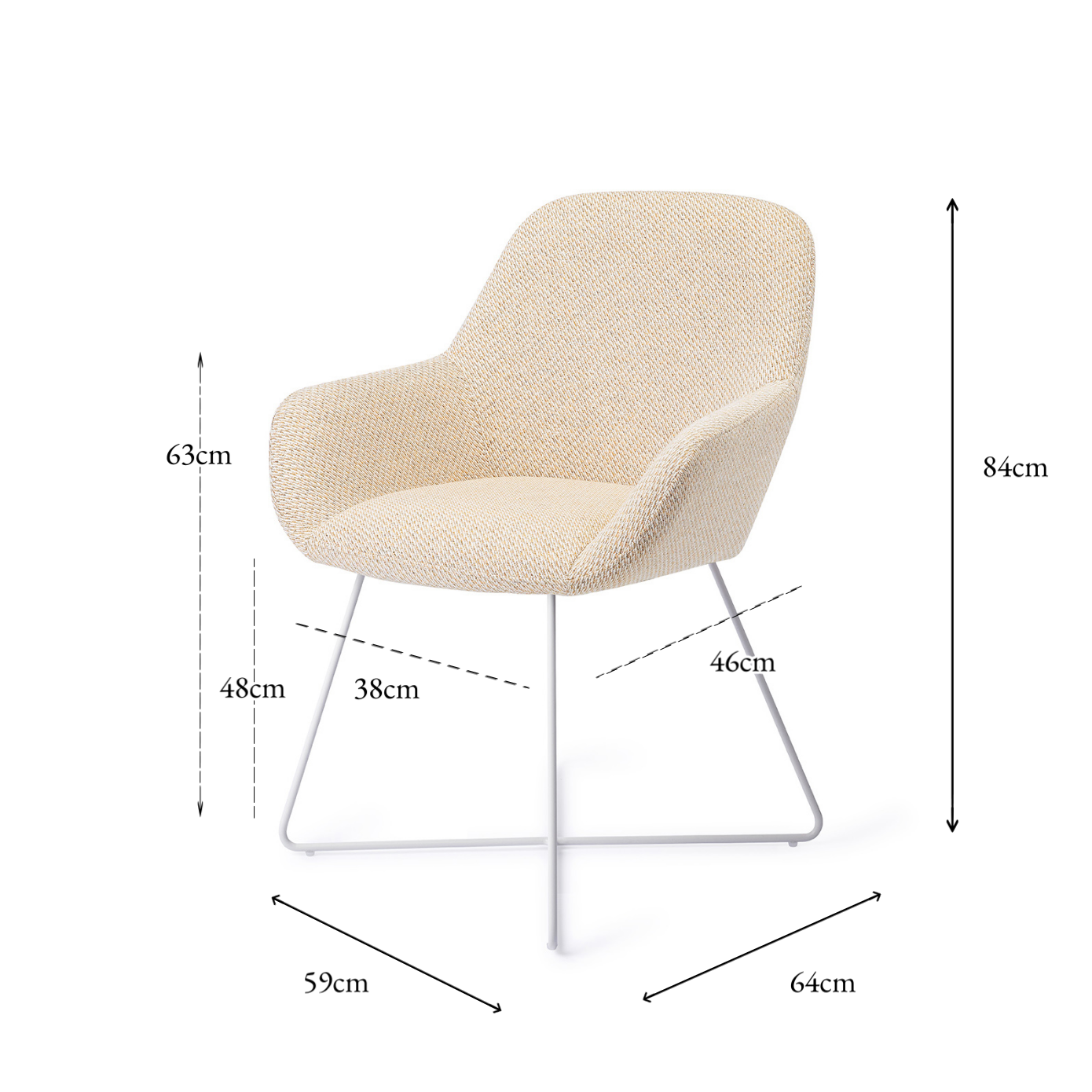 Kushi Dining Chair Trouty Tinge