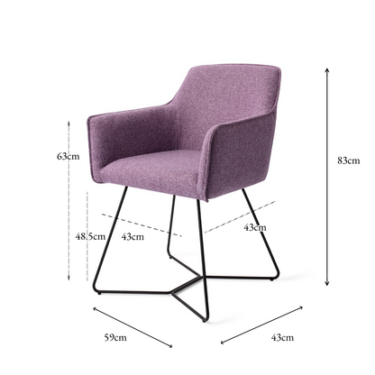 Hofu Dining Chair Violet Daisy