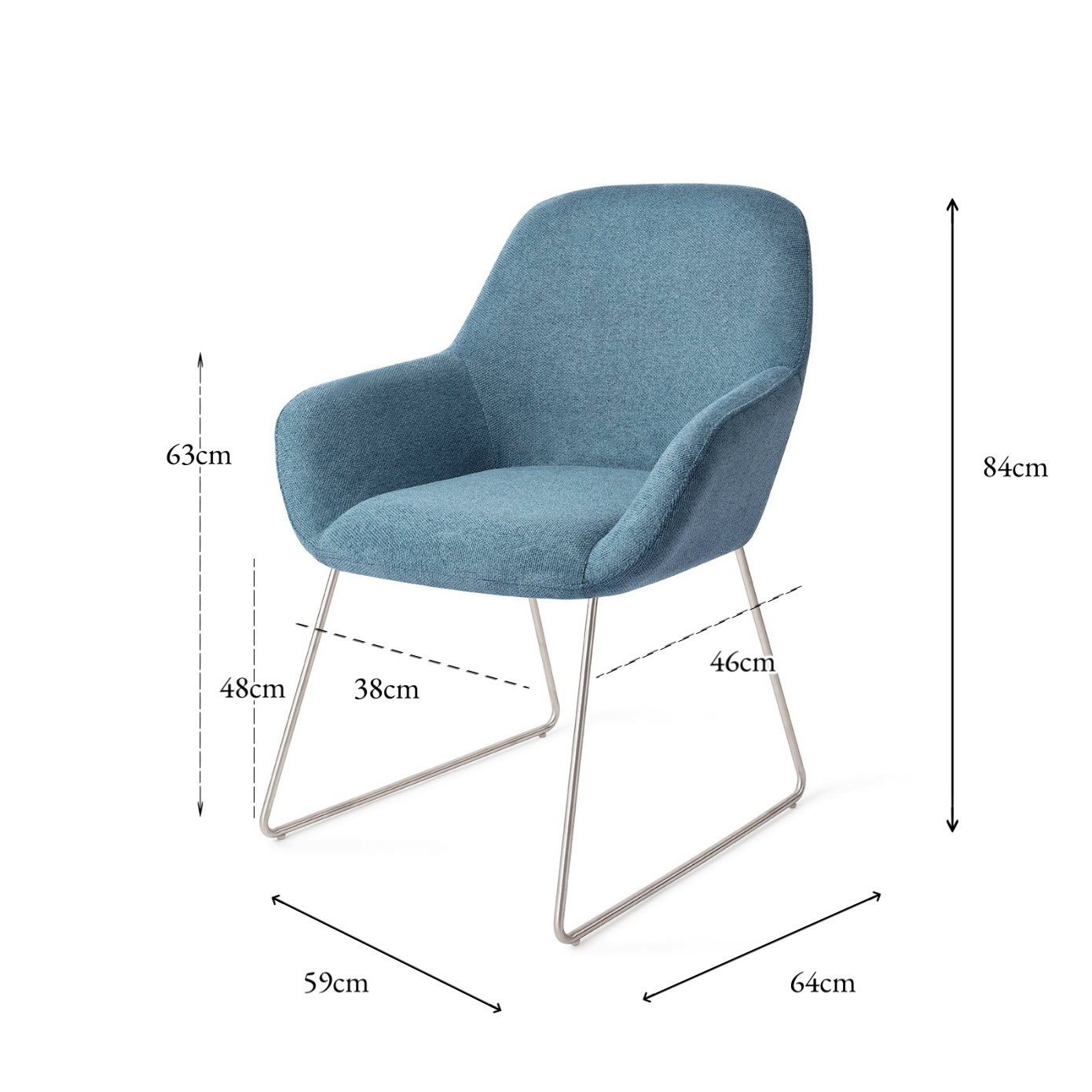 Kushi Dining Chair Ocean Eyes