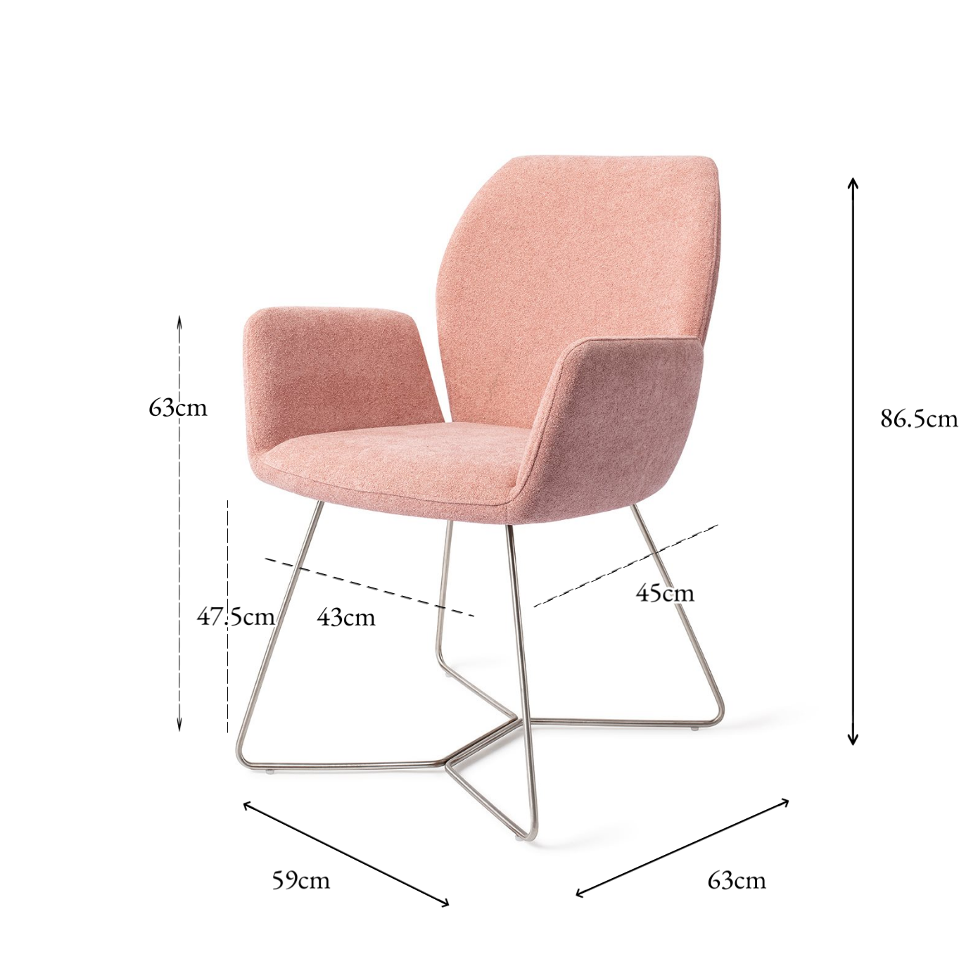 Misaki Dining Chair Anemone