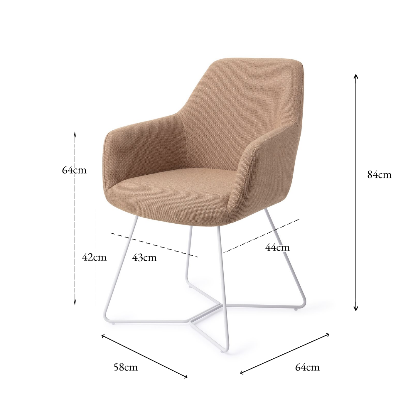 Hiroo Dining Chair Whisper Wheat