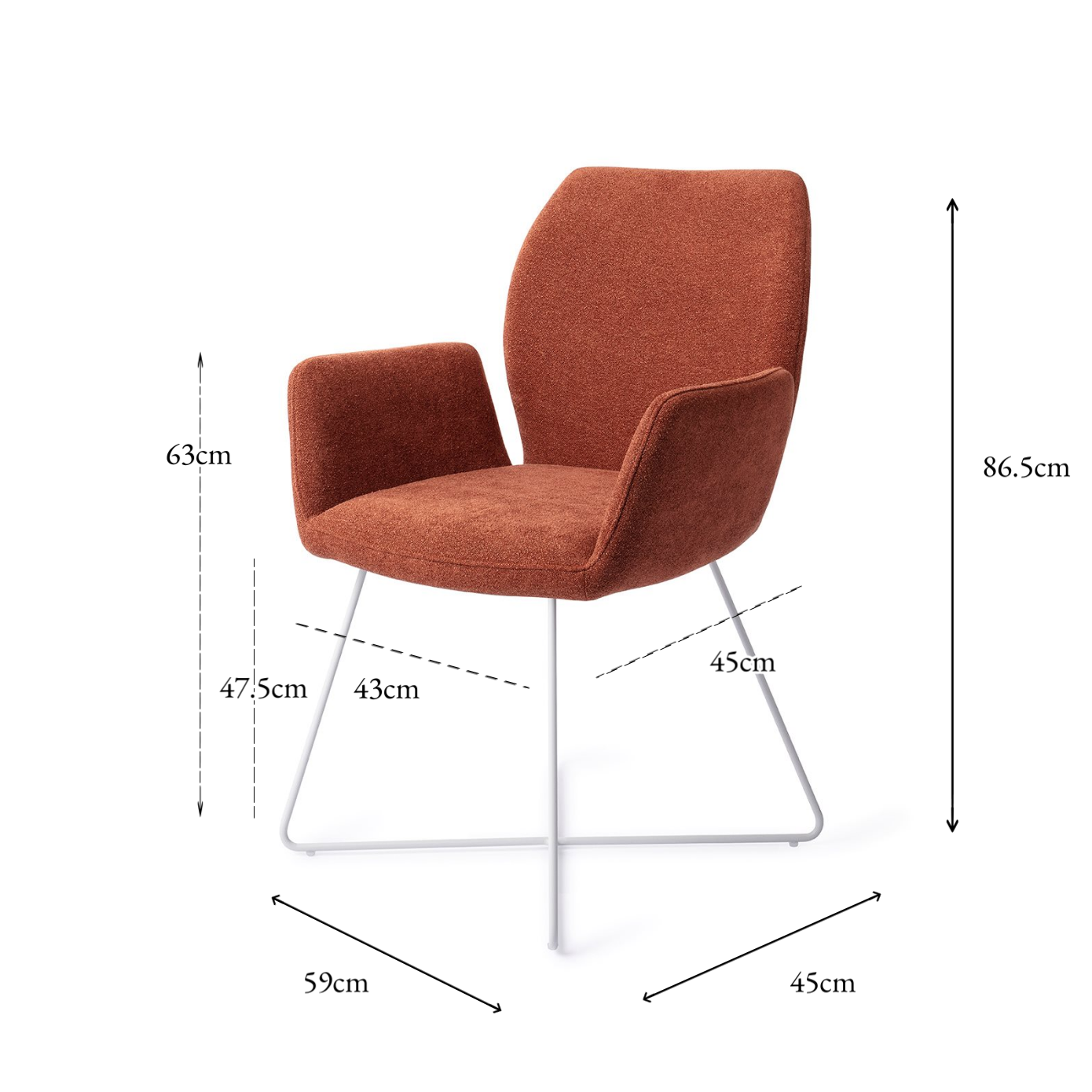 Misaki Dining Chair Cosy Copper