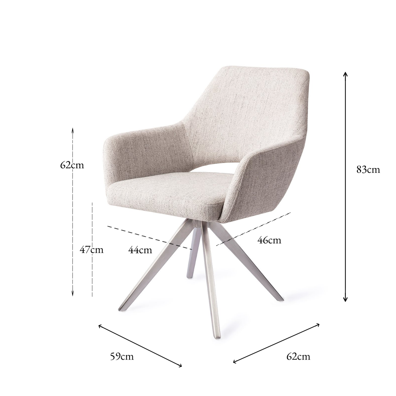 Yanai Dining Chair Pigeon