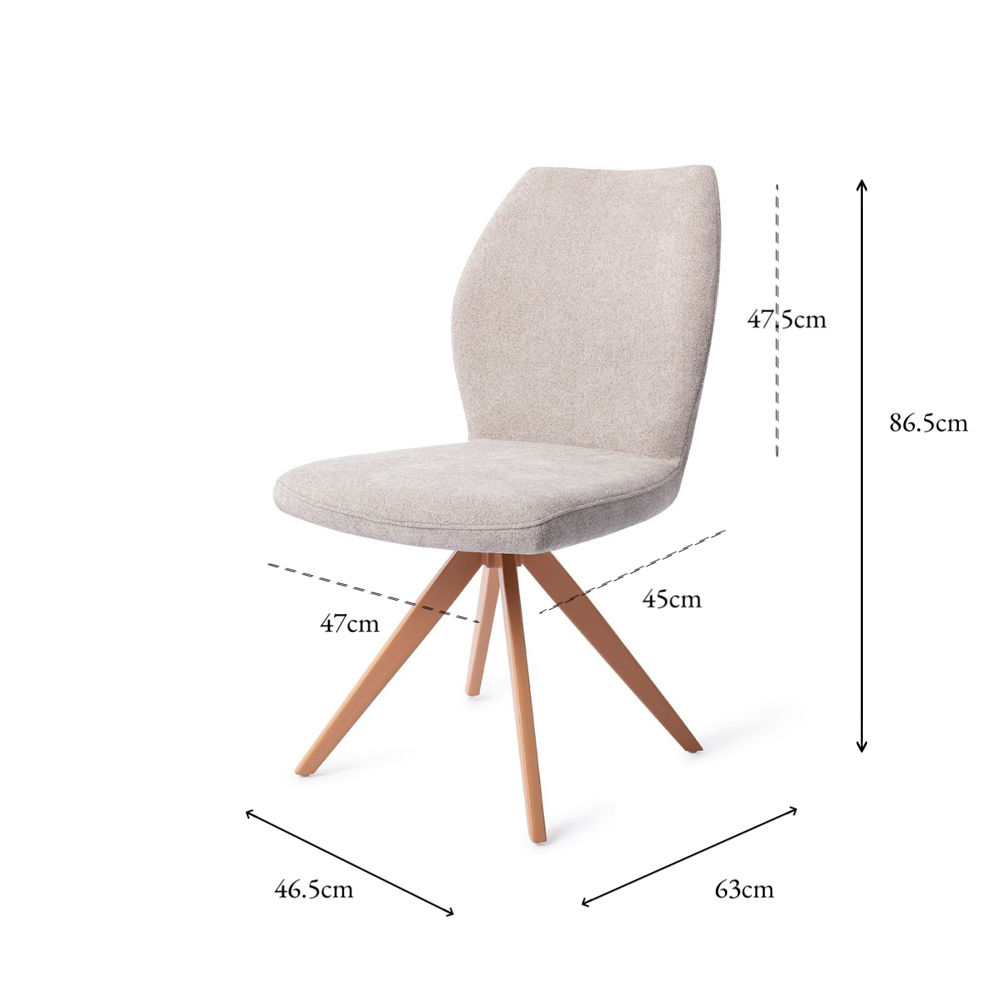 Ikata Dining Chair Pretty Plaster