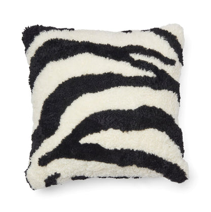 Zebra Pattern Pude | New Zealand | Korthåret | Dobbeltsidet | 60x60 cm