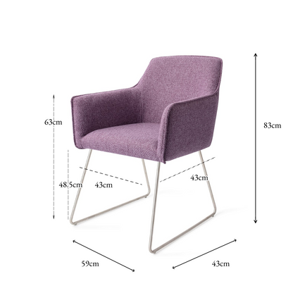 Hofu Dining Chair Violet Daisy