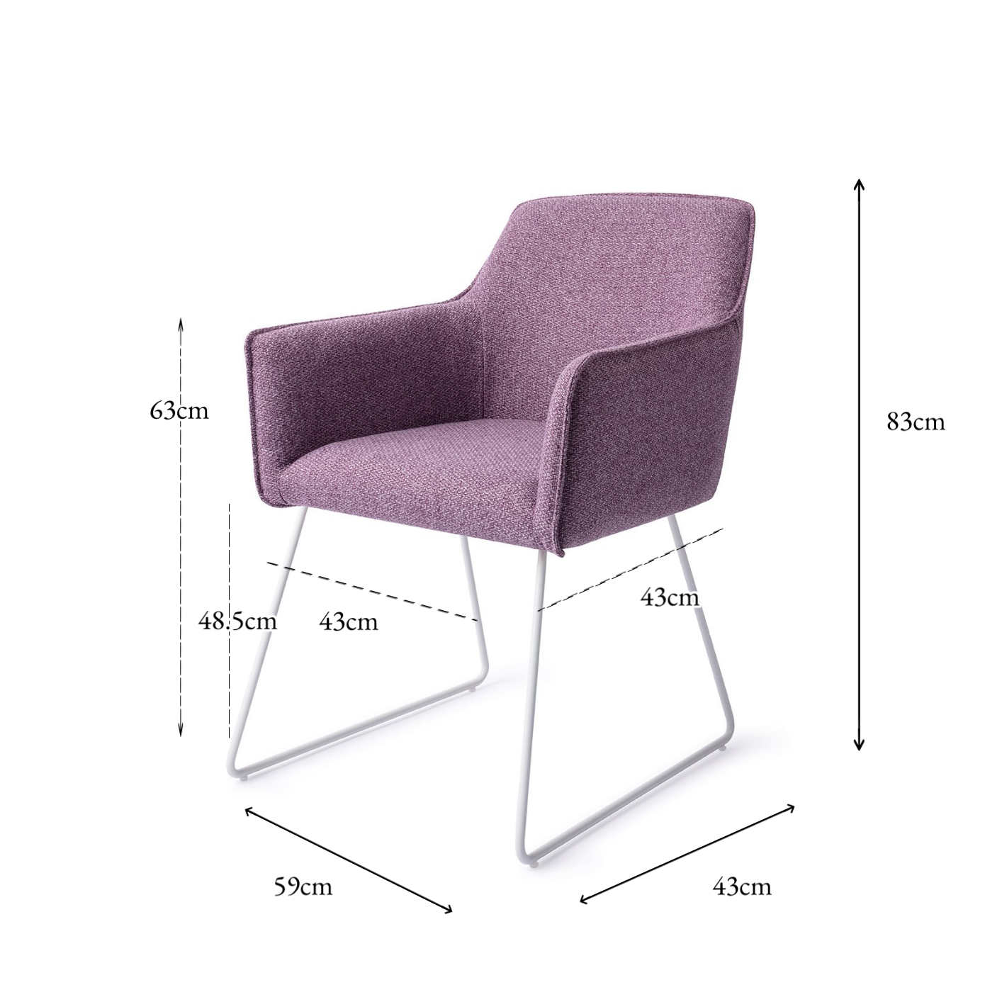 Hofu Dining Chair Violet Daisy