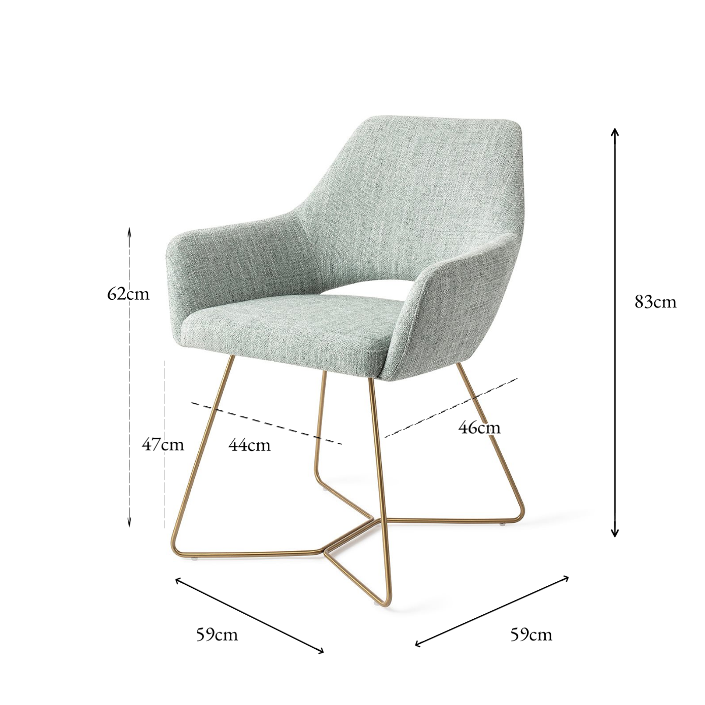 Yanai Dining Chair Soft Sage