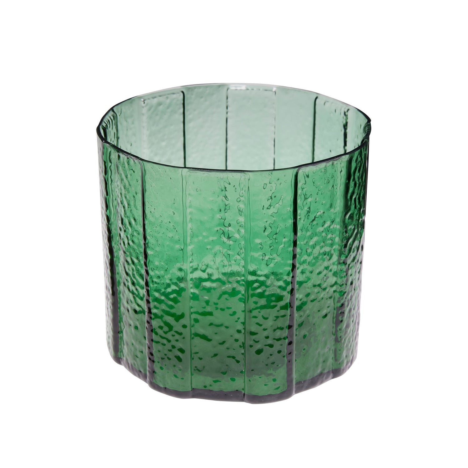 Hübsch Emerald Vase Grøn