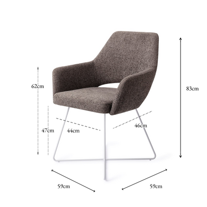 Yanai Dining Chair Amazing Grey