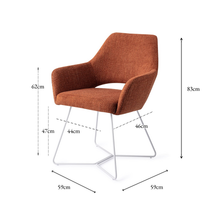 Yanai Dining Chair Tuscan Terra