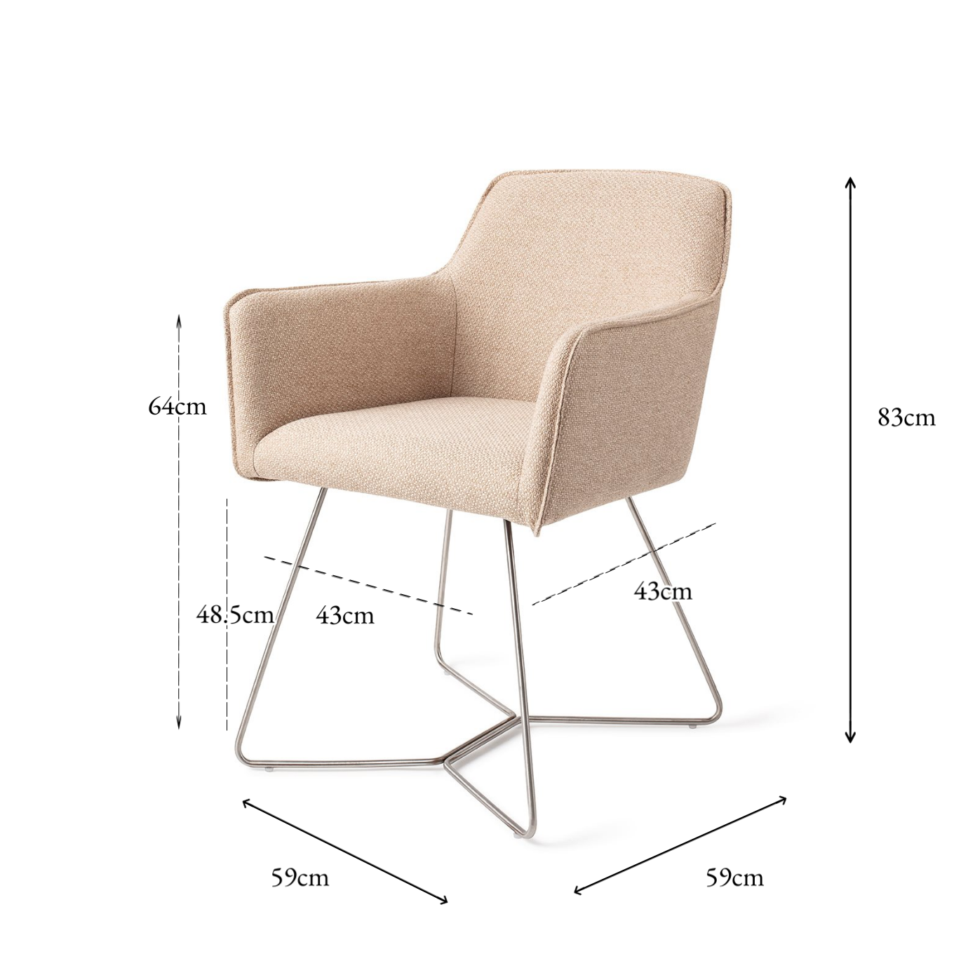 Hofu Dining Chair Wild Walnut