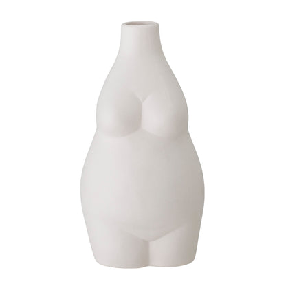 Elora Vase, Hvid, Stentøj