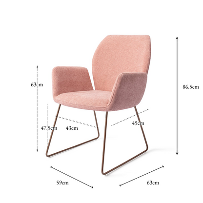 Misaki Dining Chair Anemone