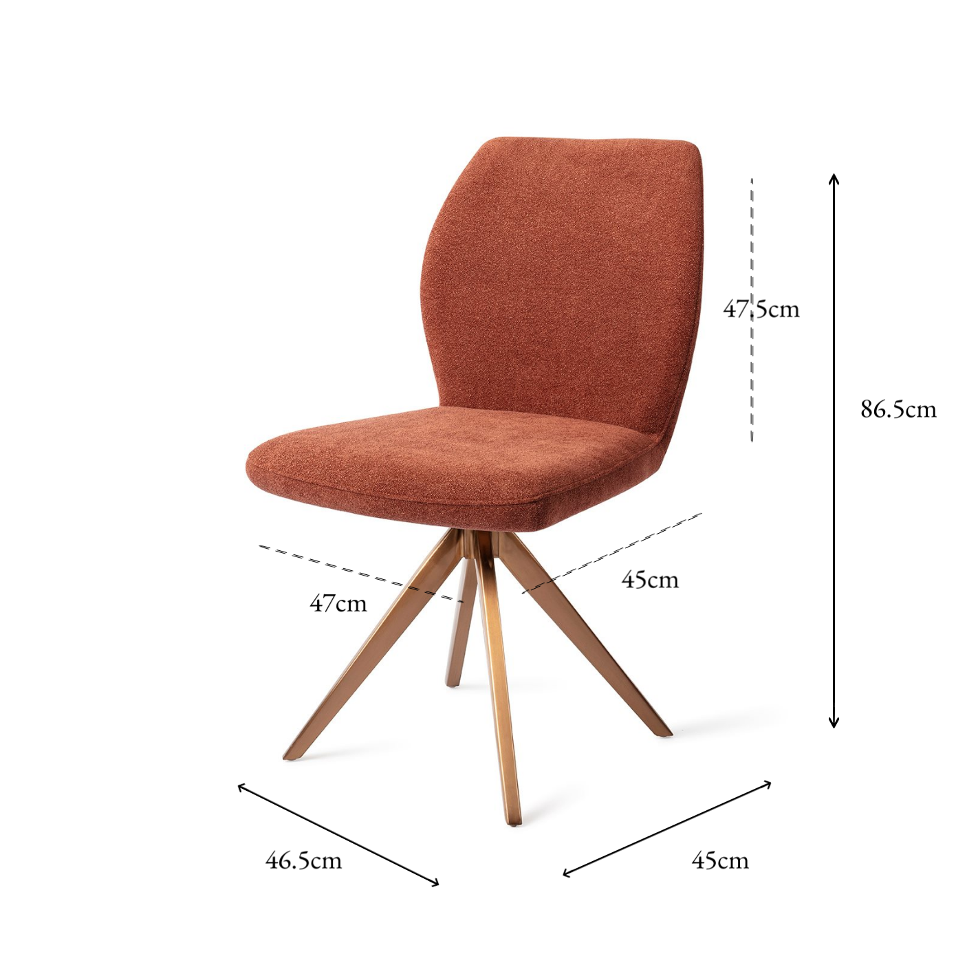 Ikata Dining Chair Cosy Copper