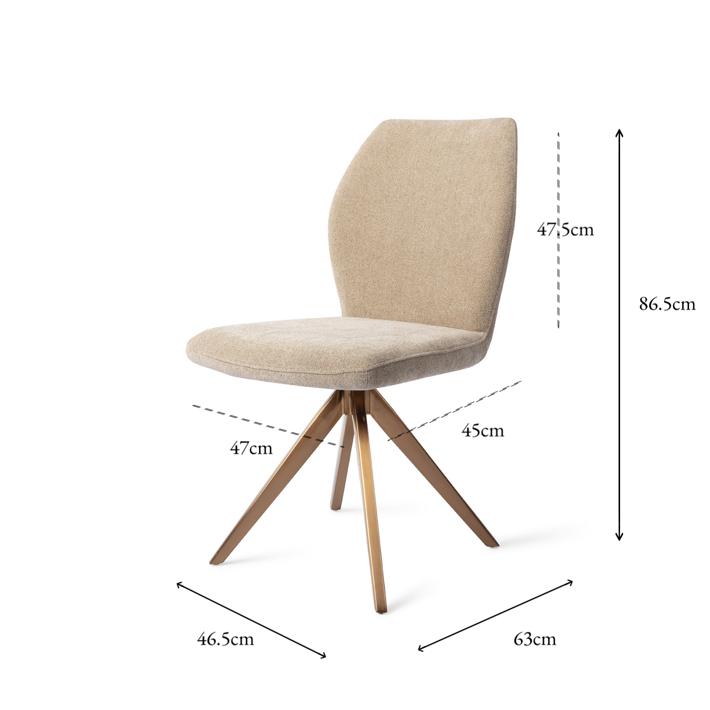 Ikata Dining Chair Funky Fudge