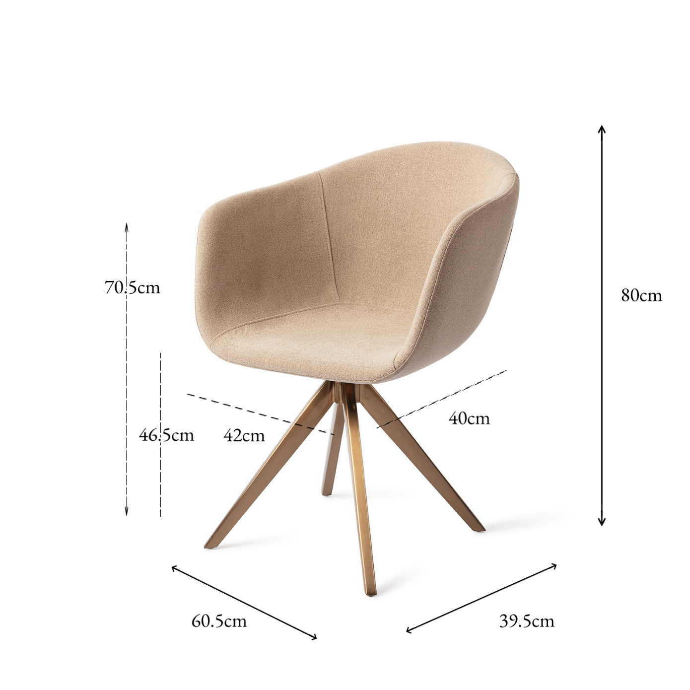 Yuni Dining Chair Barely Blush