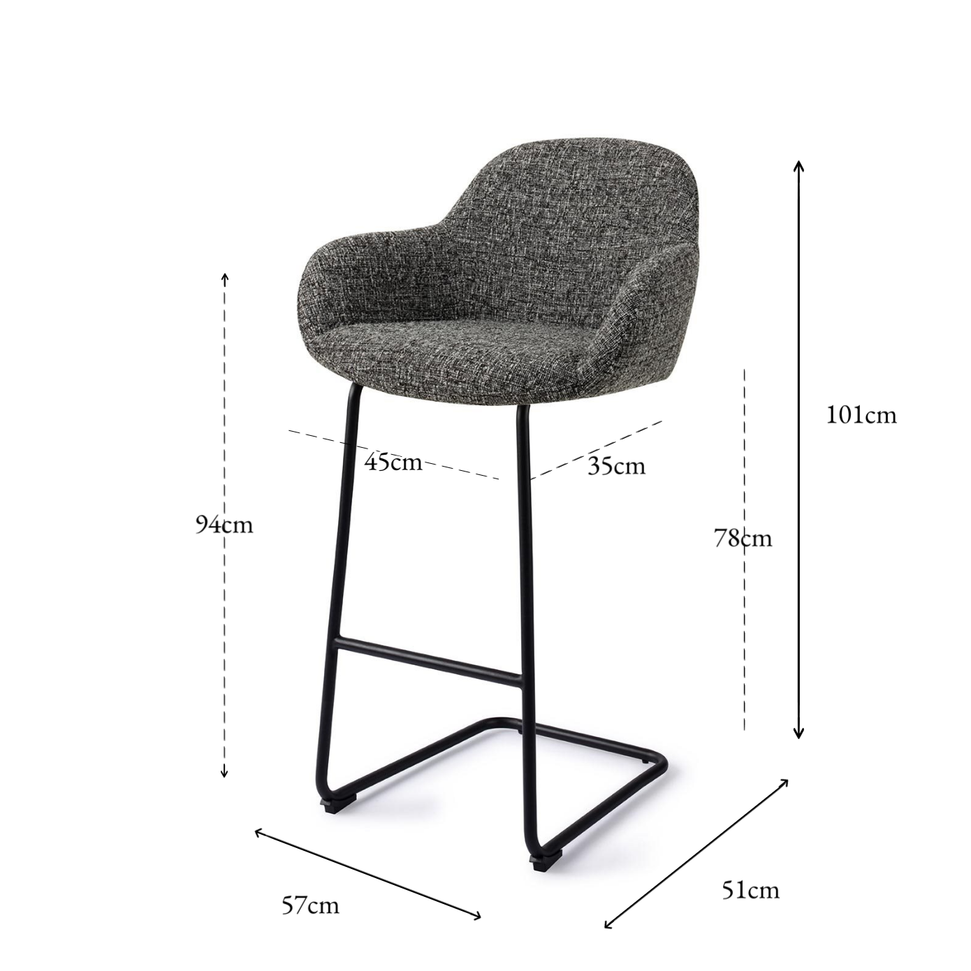 Kushi Bar Chair Skyfall