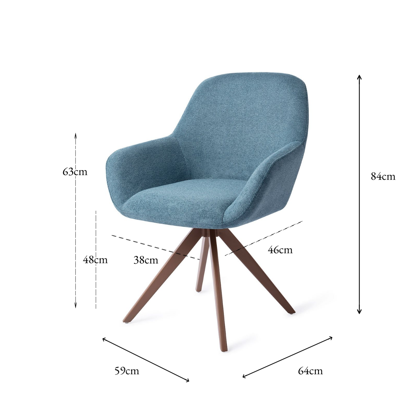 Kushi Dining Chair Ocean Eyes