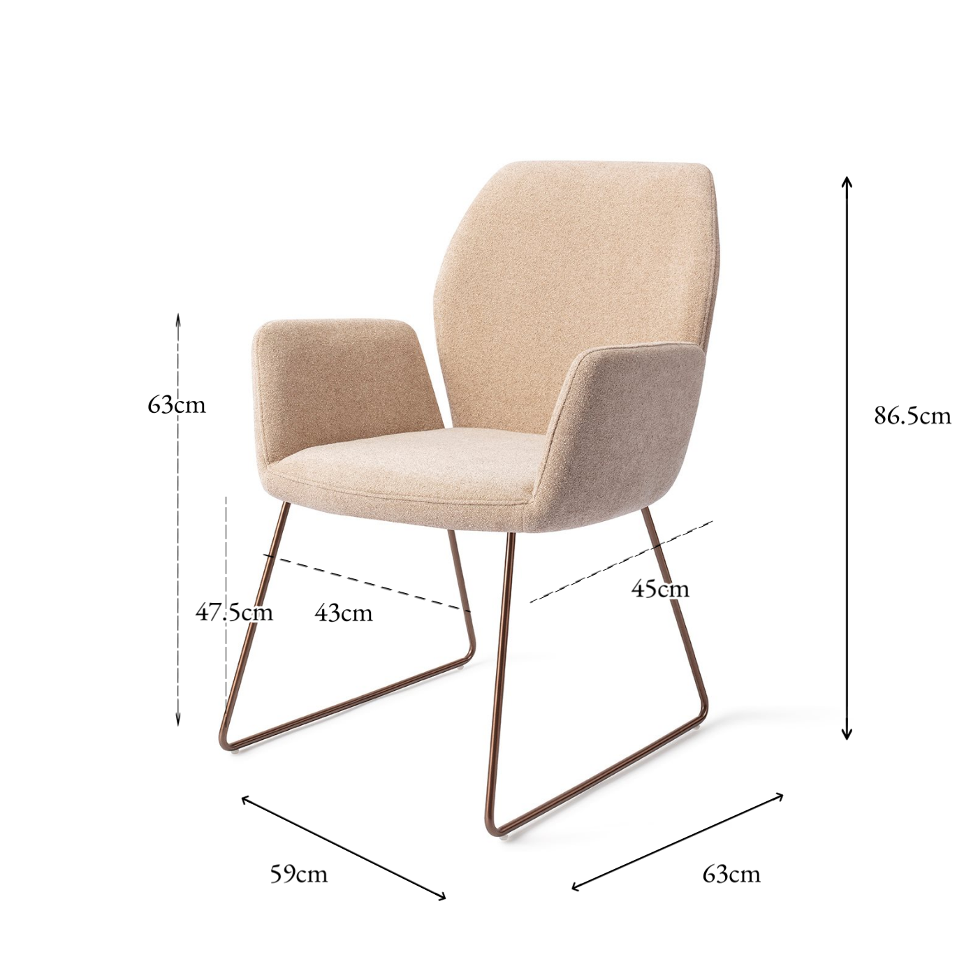 Misaki Dining Chair Funky Fudge