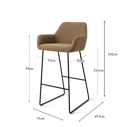 Hiroo Bar Chair Willow