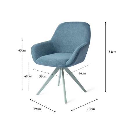 Kushi Dining Chair Ocean Eyes