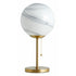 Nordal FAUNA bordlampe i glas - h49 cm - hvid/guld - Nordal - DesignGaragen.dk