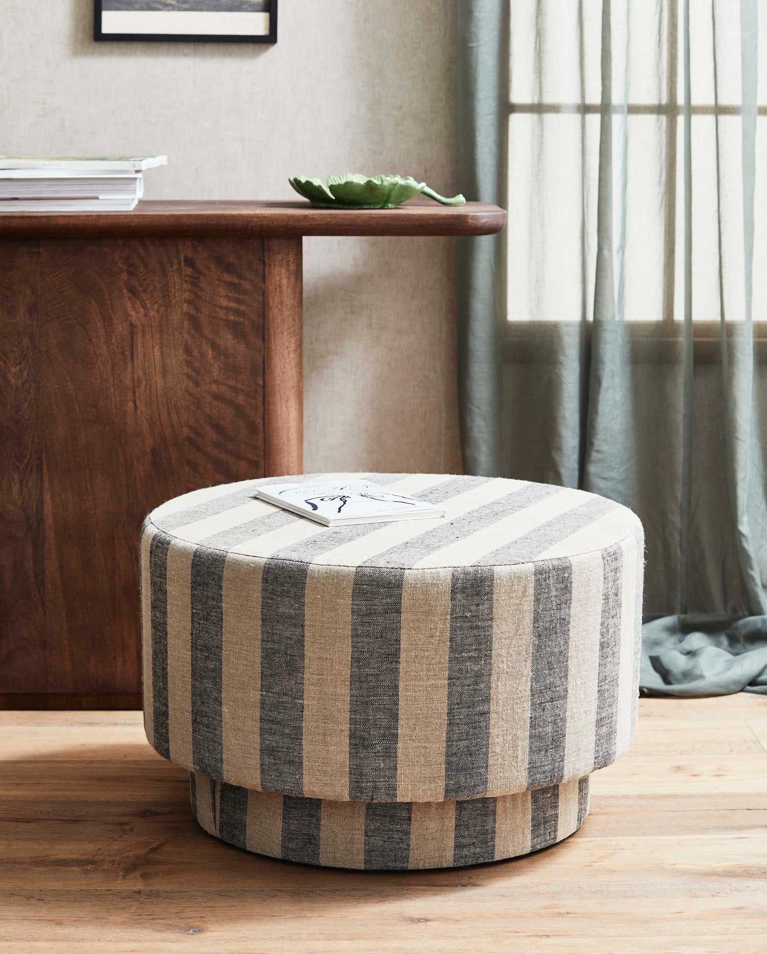 Nordal A/S LADOGA pouf - stripe version