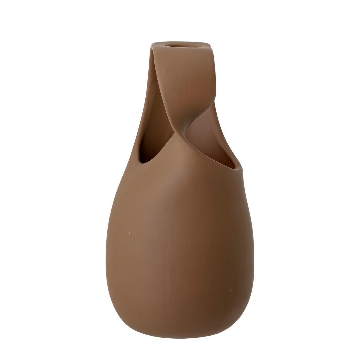 Bloomingville Nicita Vase, Brun, Stentøj