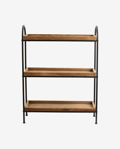 Nordal A/S PATNA iron rack - wood