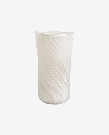 Nordal A/S HELLE vase, glass - off white