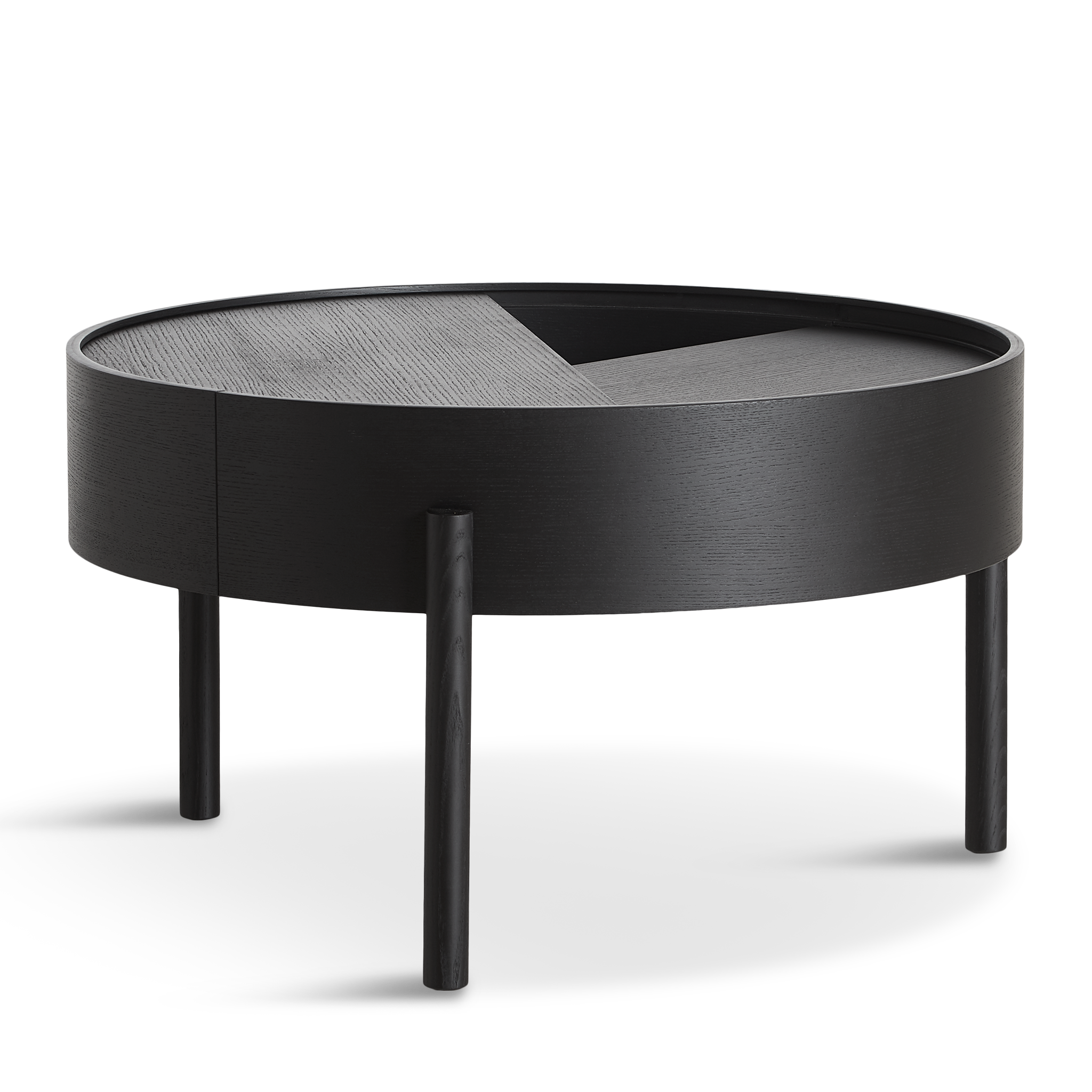 WOUD - Arc coffee table (66 cm) - Black - WOUD - DesignGaragen.dk