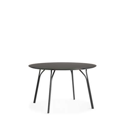 WOUD - Tree dining table (120 cm) - Charcoal black/black - WOUD - DesignGaragen.dk