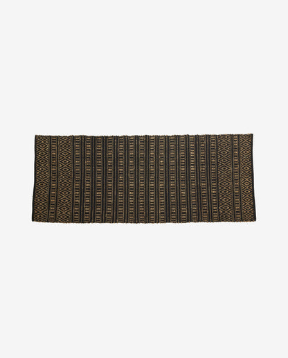 Nordal A/S FARAH rug, black/natural colour