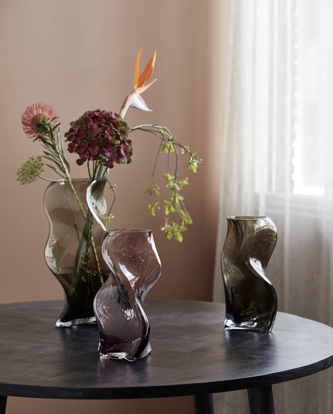 Nordal A/S SABLE vase, S, light purple