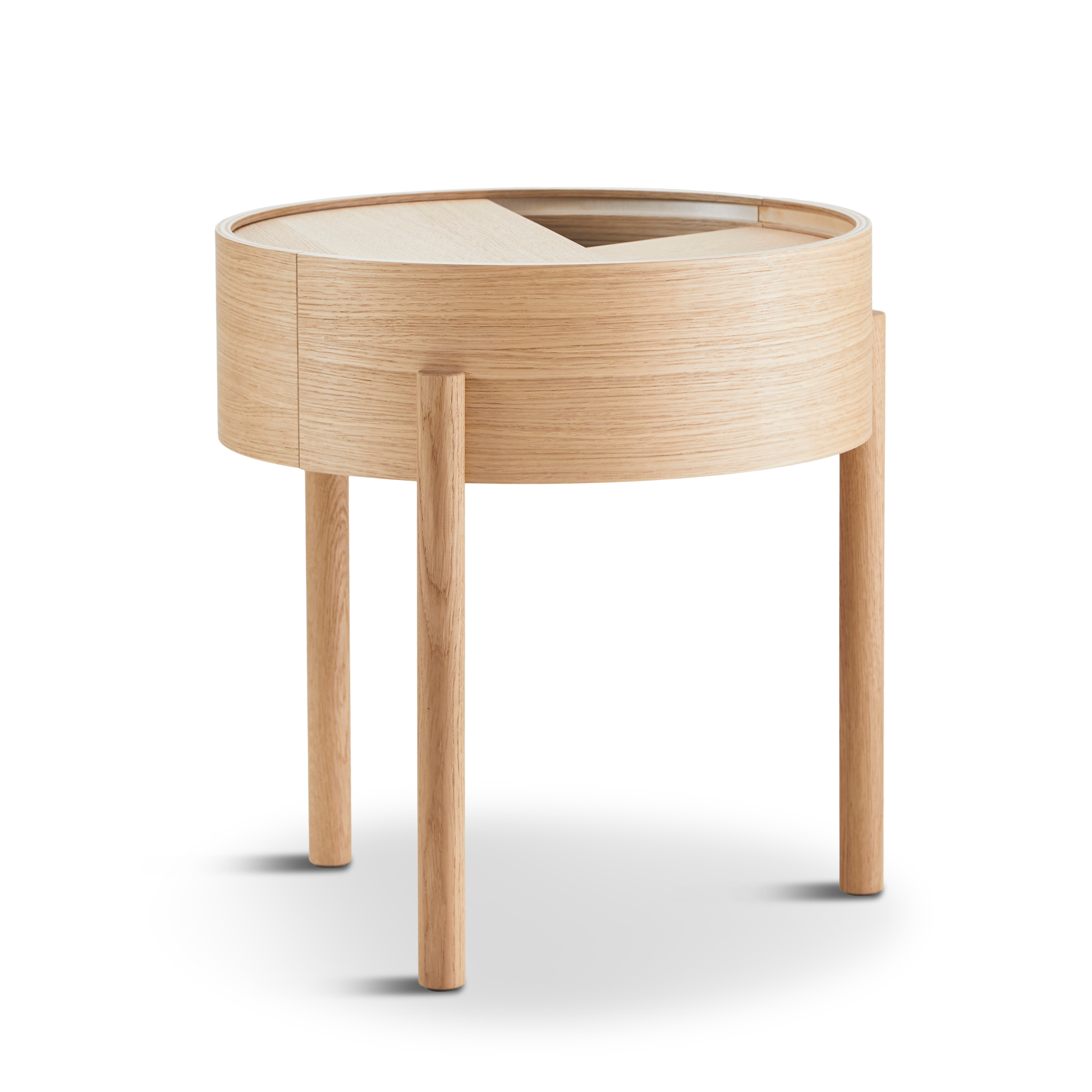 WOUD - Arc side table (42 cm) - Oiled oak - WOUD - DesignGaragen.dk