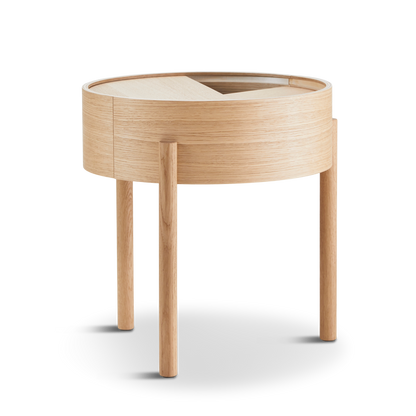 WOUD - Arc side table (42 cm) - Oiled oak - WOUD - DesignGaragen.dk