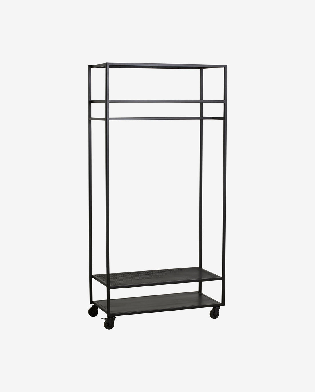 Nordal A/S ALTA iron wardrobe rack, black