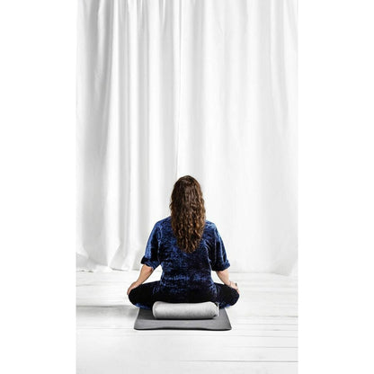 Nordal YOGA og meditationspude - 40x20 cm - grå