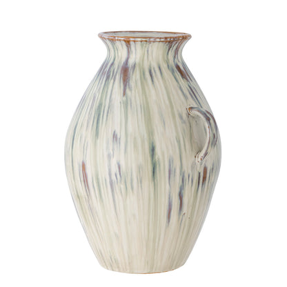 Bloomingville Sanella Vase, Grøn, Stentøj