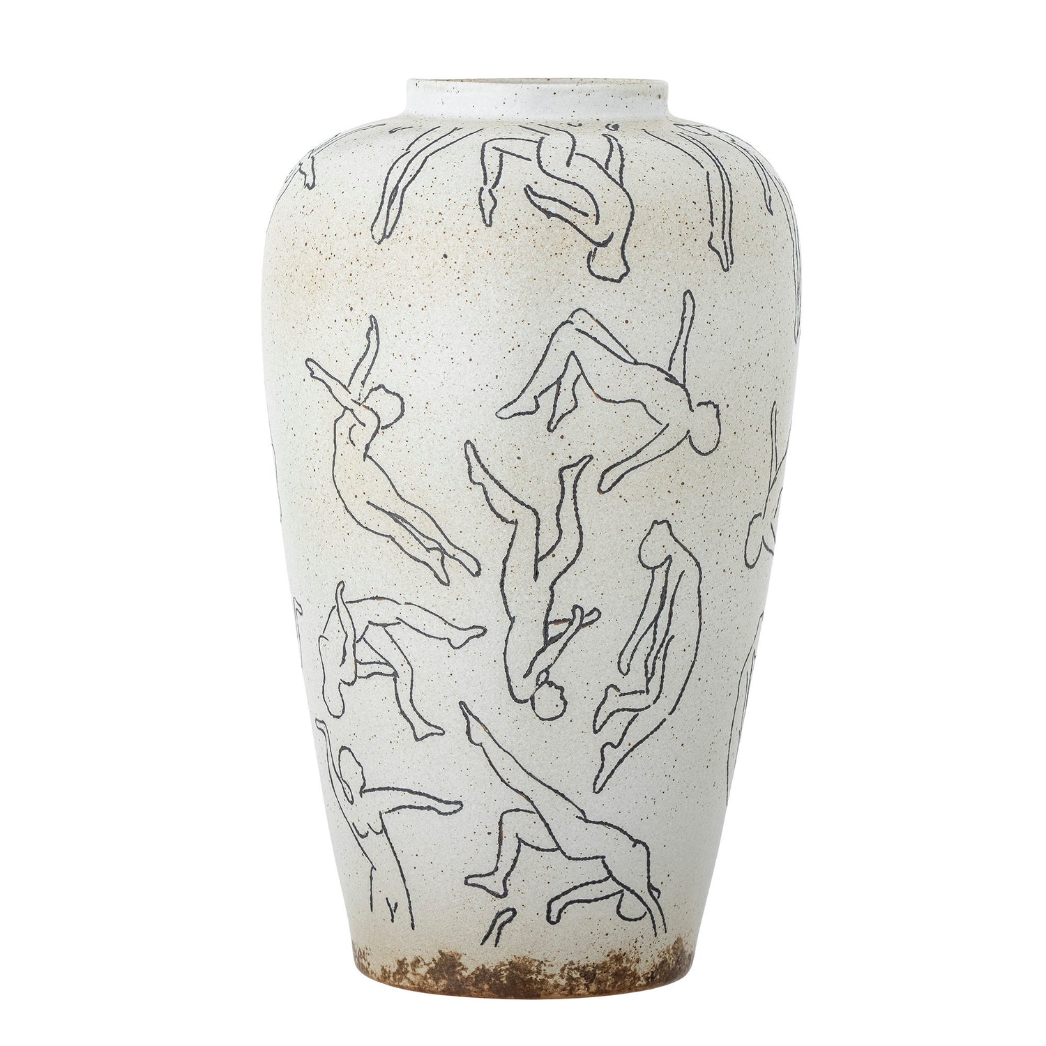 Bloomingville Adah Vase, Natur, Stentøj